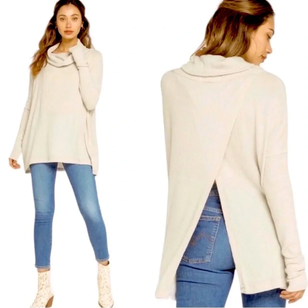 Free People Juicy Long Sleeve thermal - Small - Stone Cold (Beige)